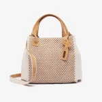 Perforated suitcase in cork