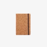 Bloco de notas com capa rígida em cortiça natural