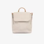 Cork backpack, red lining, chrome hardware