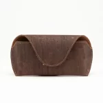 Glasses case in cork with laser and velcro closure