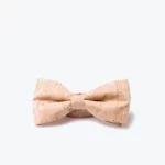 Men's bow tie in natural cork
