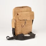 Mala tiracolo masculina em cortiça natural - Image 2