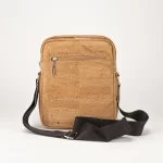 Mala tiracolo masculina em cortiça natural - Image 3