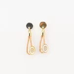 Cork dangling earrings